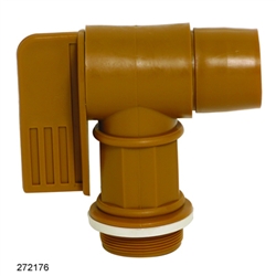 Plastic Faucets 2" NPT Poly - FDA Approved Material