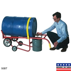 Wesco Model 50BT Strapping Dispensing Drum Dollie - 30 and 55 Gallon Poly, Steel and Fiber Drums - 1,000 LBS. Capacity