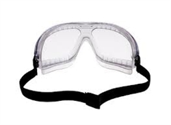 3M Lexa Splash GoggleGear - 16644 - Clear Frame and Lens w/headstrap - Size M