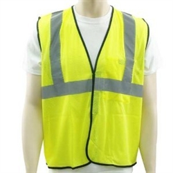Occulux Class 2 Hi-Viz Value Safety Vest - Size S/M Mesh Yellow