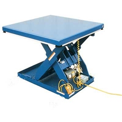 Vestil Electric Hydraulic Scissor Lift Tables - Platform Size 24"W x 48"L - 3,000 LBS Capacity - EHLT-2448-3-43