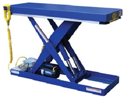 Special - Electric Hydraulic Scissor Lift Tables - Platform Size 16"W x 48"L- 1,000 LBS Capacity