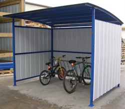 Bicycle Storage Shelter - 120"W x 96"D x 91"L