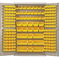 Quantum Heavy Duty Bin Cabinets - 48" Wide - 171 Bins - Model QSC-BG-48