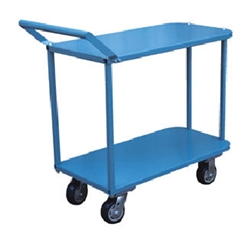 Service Carts, 2 and 3 Shelf Units, 1000 Pound Capacity (Choose Sizes)