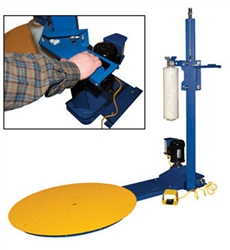 Semi-Automatic Stretch Wrapping Machines - 50" and 70" Diameters - 78" Wrap Height