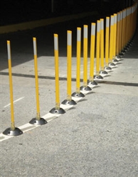 Flexible Parking Lot Cones - VGLT Series 24" to 48" Tall